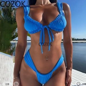 Beautiful new blue bikini